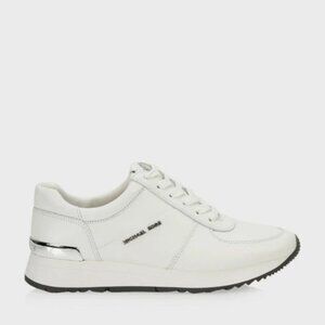 Michael Kors Size 9.5 white Shoes Allie Trainer Leather Sneakers